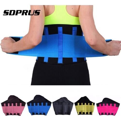 Unisex Elastic Waist Trainer Trimmer Slim Belt Neoprene Waist Cincher Slimming Shaper Belt Tummy Shaper Girdle