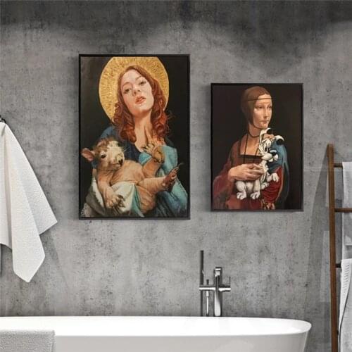 Funny Picture Canvas Painting Nursery Wall Art Nordic Picture Home Decoratie Poster And Print Abstractos Modernos