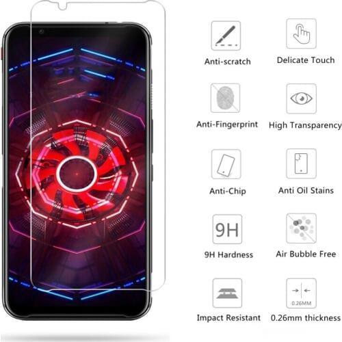 Toughened Tempered Glass For ZTE Nubia Red Magic 3 3S Glass Screen Protector Film Protective Glass Guard