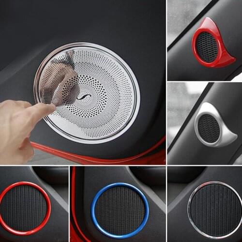 Door horn protection cover A-pillar horn decorative frame Interior accessories For 2015-2019 Ford Mustang Modification