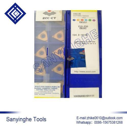 Free shipping high quality 10pcs/lots YBC251 154.3-16130 cnc carbide threading inserts, turning inserts