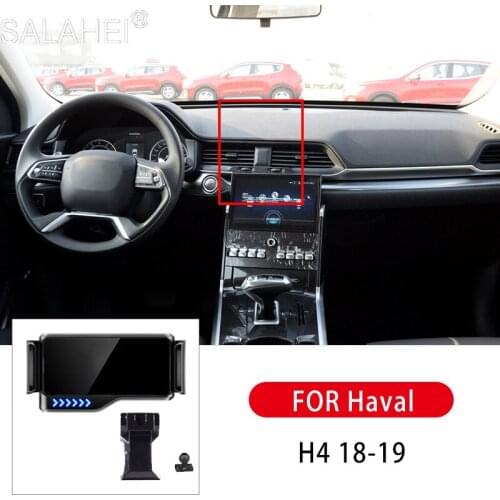 2021 Car Phone Holder Air Vent Mount Mobile Smartphone Auto Support Car Mobile Phone Fixed Bracket For Haval H4 18-19 Car Goods