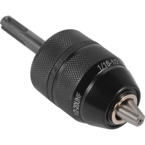 Heavy Duty Professional 2-13mm 1/2-Inch SDS-Plus Keyless Adapter With Drill Chuck