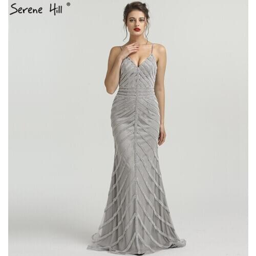 Long Kaftan Dubai Arabic Turkish Gliter Crystal Mermaid Formal Evening Prom Party Gown Dress Abiye Gowns Dresses 2020 BLA6508