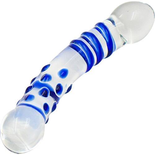 Pyrex Glass Crystal Dildo Artificial Penis Dick Anal Bead Butt Plug Prostate Massage Masturbate Sex Toy For Adult Women Men Gay