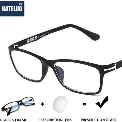 KATELUO Unisex Photochromic Prescription Glasses Mens Optical Eyeglasses Glasses Frame Myopia Eyeglasses Glasses Frame 13025