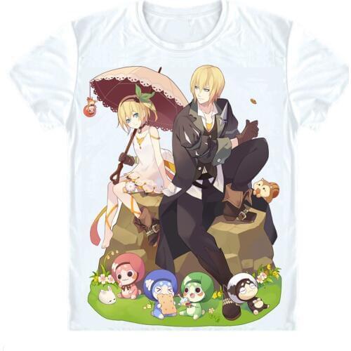 Tales of Zestiria T-Shirts Multi-style Short Sleeve Shirts Naoki Yamamoto Teiruzu Obu Zesutiria Sorey Edna Cosplay Shirt