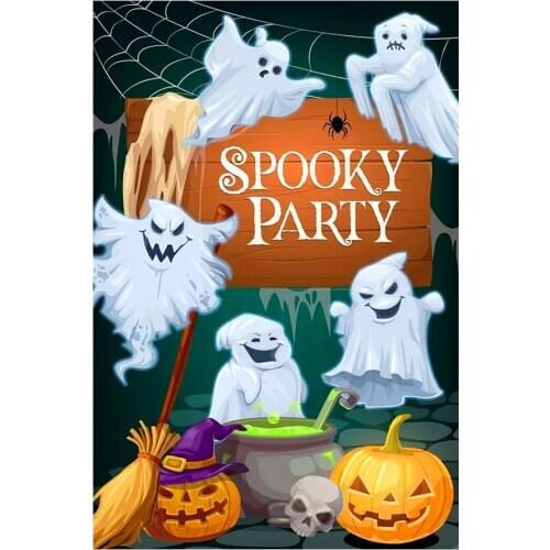 Halloween Diamond Painting Cartoon Round Full Drill Castle Ghost Pumpkin DIY Mosaic Embroidery 5D Cross Stitch Home Decor