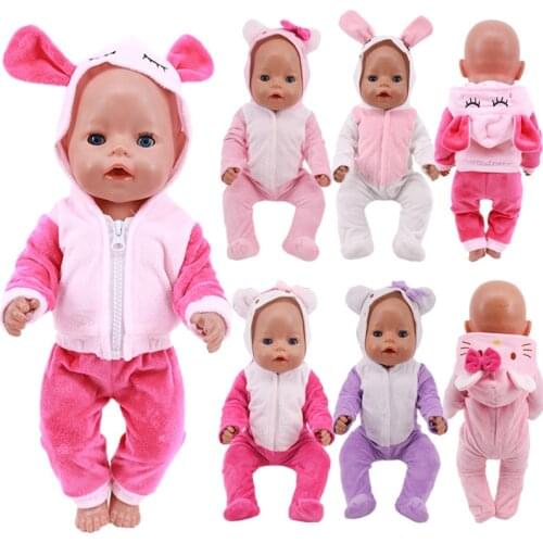 Doll Clothes Unicorn Flowers Dress Fit 18 Inch American&43 CM Reborn New Born Baby Doll OG Girl Doll Russia Doll DIY Gift`s Toy