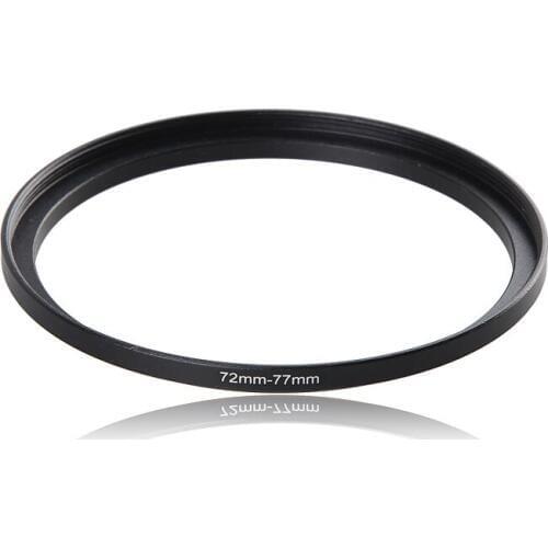 72-77mm Metal Camera Lens Filter Adapter Ring Thread Male 72mm to Female 77mm Step Up Mount UV CPL Star ND 2/4/8 Filter