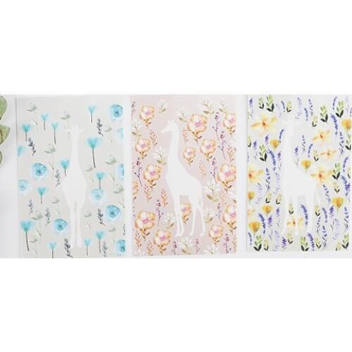 5.2*8cm 54pcs Mini Card animal with their forest print Scrapbooking Craft Paper card DIY gift Decoration card message card