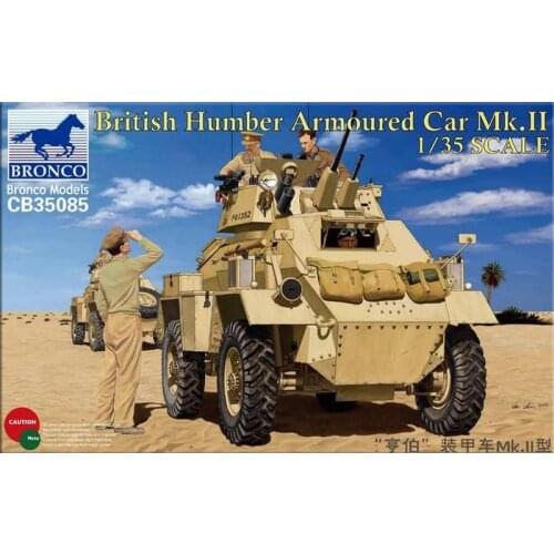 BRONCO CB35085 1/35 British Humber Armoured Car mk.II - Scale Model Kit