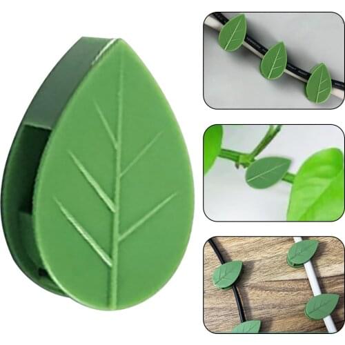 Invisible Wall Vines Sticky Hook Leave Shape Fixing Clip Climbing Plants Ties Holder Outdoor Indoor Small Medium Plants Bracket