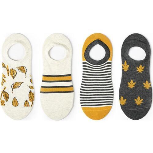 12 Pairs / Bag Spring And Summer Original Tide Socks New Mens Socks Womens Japanese Cotton Couple Shallow Mouth Boat Socks