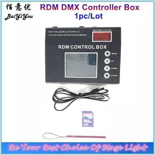 New Technology RDM Control Box Easy Use Can Update Remote Device Management Simulate DMX512 Color Balance Programming Controller