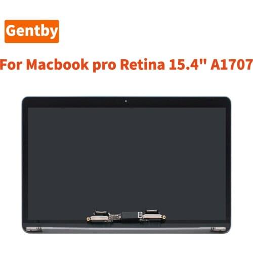 Original A1707 For Macbook Pro Laptop 15 " A1707 Full LCD Display Screen Complete Assembly EMC 3162 EMC 3072 Silver Space Grey
