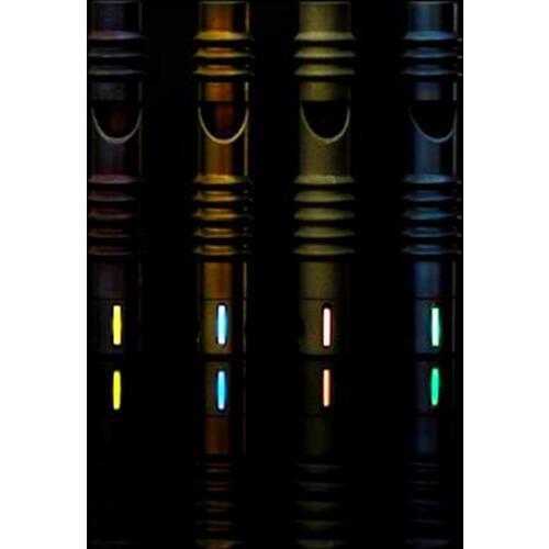 1PC Portable EDC Titanium Alloy EDC Whistle Outdoor Camping Emergency Survival High Frequency Whistle Can Install Tritium Tube