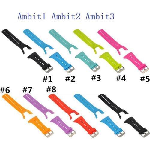 20pcs Watch Band for SUUNTO AMBIT 3 Strap/Ambit 2/Ambit 1 Fashion Rubber Replacement Band Strap for SUUNTO Ambit 3 PEAK/Ambi