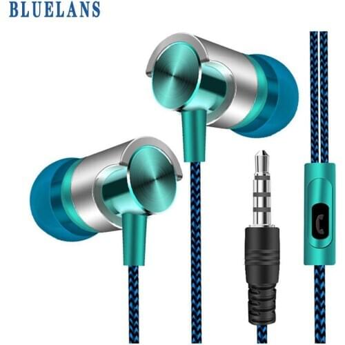 Sport Wired Headphones With Mic In-Ear Volume Control Earphones Stereo Comforted Headset For samsung huawei xiaomi Mobile Phones