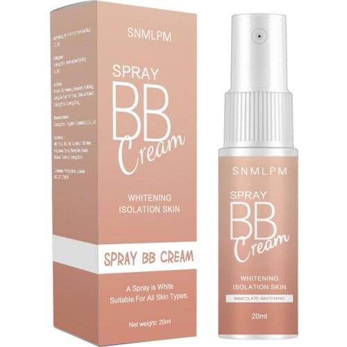 20ML Spray BB Cream Make-Up Whitening Moisturizing Concealer Face Base Foundation Waterproof Makeup Spray Lazy Beauty Skin Care