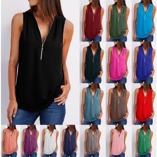 VITIANA Sleeveless Blouses