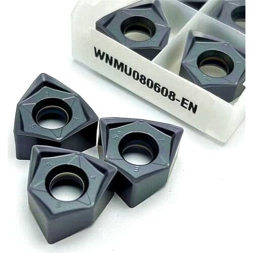 WNMU080608-EN Double-sided hexagonal plane milling inserts High-quality lathe tools CNC Milling Cutting tools Steel processing