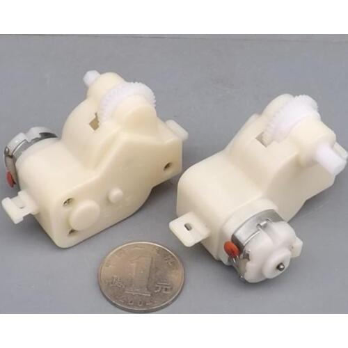1 Pair 130 Gear Motor DC 6V Micro Gear Motor Speed Reductor for DIY Toy Car Tank Smart Robot Model 100rpm Reduction Ratio 1:72