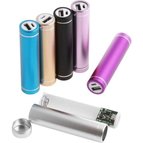 1 PC Metal 5V USB Power Bank Case Kit 1X 18650 Battery Charger Box DIY For Cell Phone