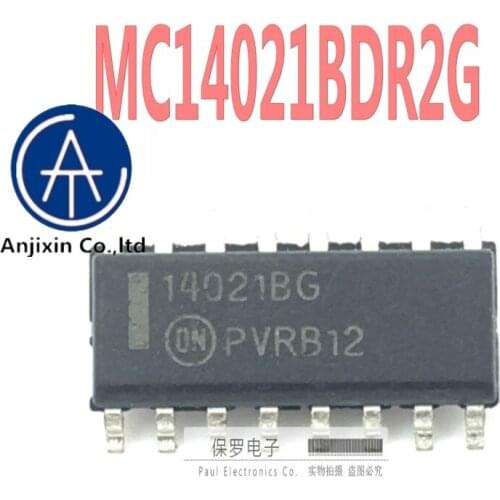 10pcs 100% orginal and new shift register MC14021BDR2G 14021BG 14021B SOP-16 patch real stock