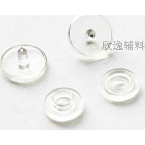 100 sets/lot T3 Clear Snap Buttons 10mm KAM Plastic Snap Button