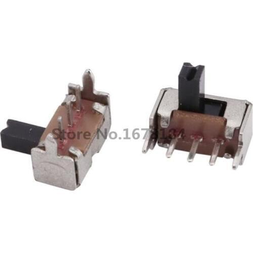 500 Pcs Toggle switch SK12D07 SK12D07VG3 stents Small toggle switch/3 mm high Miniature Slide Switch Side Knob