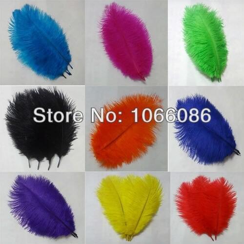 Free Shipping! 200pcs/lot 15-20cm 6-8" Top quality ostrich feathers ostrich drab feather plumes
