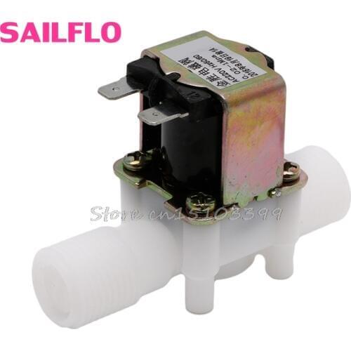 AC220V Electric Solenoid Valve Magnetic N/C Water Air Inlet Flow Switch N/C 1/2" G08 Whosale&DropShip