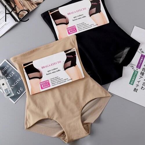 Ke thin ice silk gauze breathable high-waist abdomen panties body shaping waist tight-fitting hip body panties women