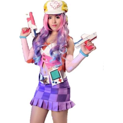 LOL Arcade Miss Fortune Cosplay Costume Costume with hat 11