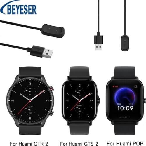 1 Meter USB Magnetic Cable Charging Data Charger For Huami Amazfit GTR 2/GTS 2/Pop Watch Charger Dock Power Adapter Accessories