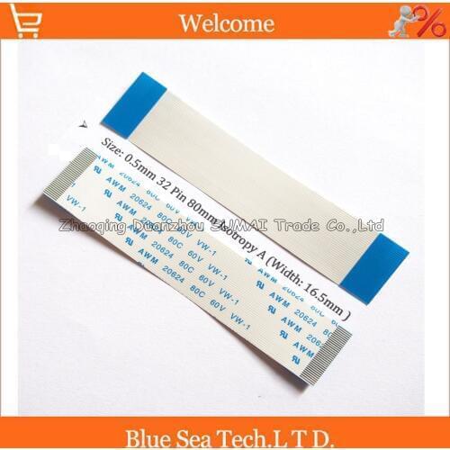 Sample,32 Pin FFC FPC Flat Cable 0.5mm pitch 32pin 80mm Isotropy(A) or Anisotropy(B) cable,20624.Welcome custom-made Order