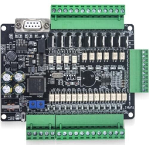 PLC industrial control board 2 channels 60K FX3U-24MR FX3U-48MR +485+clockanalog simple multi-axis programmable controller