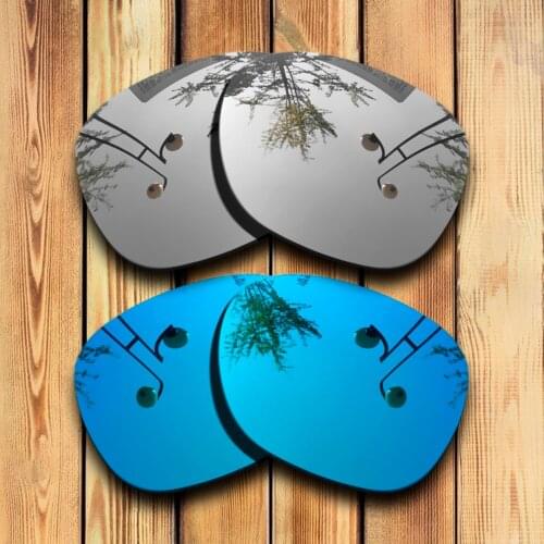 100% Precisely Cut Polarized Replacement Lenses for Garage Rock Sunglasses Chrome & Blue Combine Options