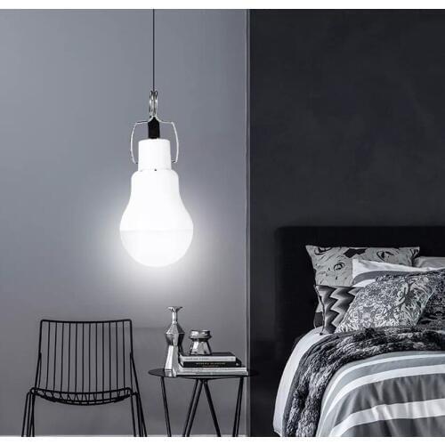 LED Solar Portable Led Bulb Light Charged Solar Energy Lamp Home Outdoor Lighting Use Outdoor Garden Christmas