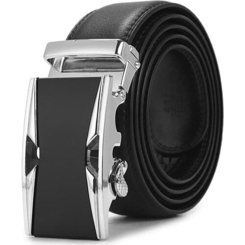 2021New Male Designer Automatic Buckle Cowhide Leather Men Belt Famous Brand Belt Luxury Belts for Men Ceinture Homme Belt Men