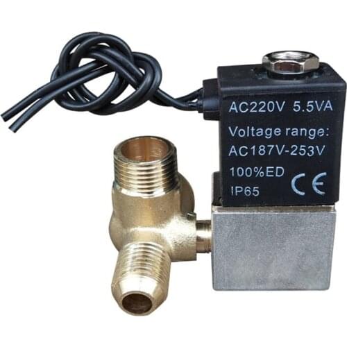 Solenoid valve mute oil-free machine check valve valve bleed valve air compressor air pump components Air compressor