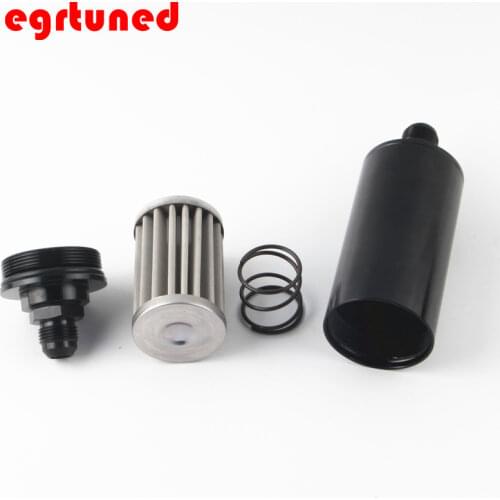 Universal 51MM aluminum e85 fuel filter 100 micron stainless steel filter element