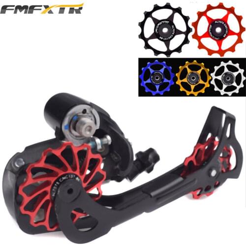 Bicycle Rear Derailleur Chain Guide Wheel FMF 11T 13T For 8 9 10 11 Speed Derailleur Ceramics Bearing and Metal Bearing Material