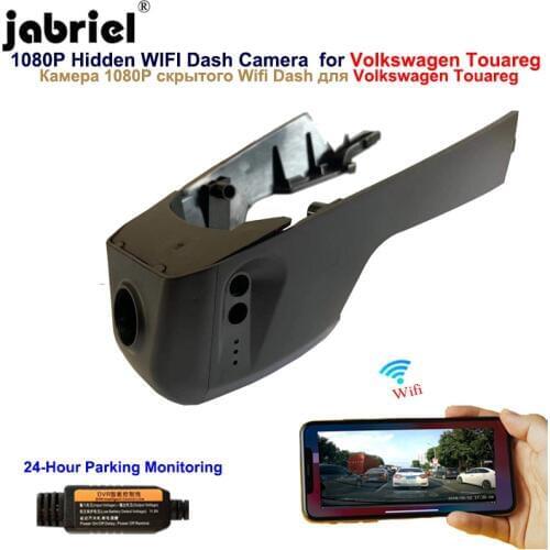 Jabriel Hidden 1080P Wifi car dvr dash camera Car Camera for Volkswagen vw Touareg 2005 2011 2013 2015 2016 2017 2018 2019 2020