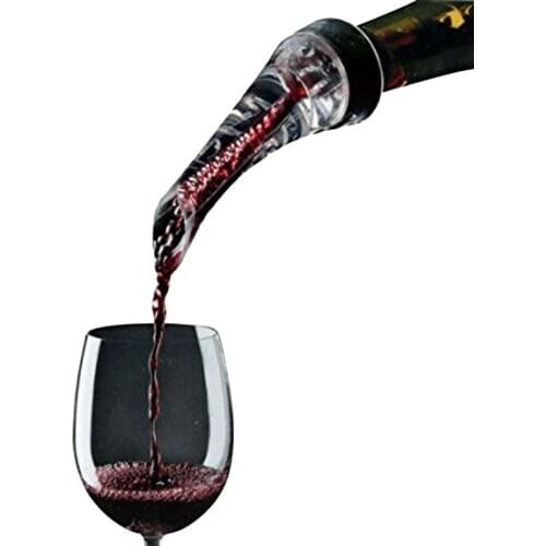 Magic Wine Decanter Red Wine Aerating Pourer Spout Decanter Wine Aerator Quick Aerating Pouring Tool Pump Portable Filter889356