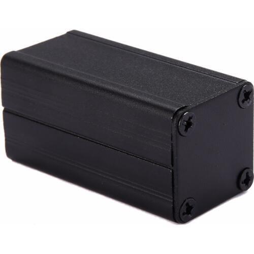 1pc New Extruded Aluminum Enclosure Case Black Electronic Project Storage Box For DIY Holding Circuit Board Power Supply Units