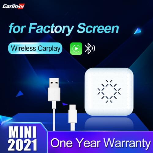 Apple Carplay Wireless Dongle Mini Carlinkit 3 IOS Car Play USB Adapter Sync Iphone Apps on Factory Media Player Wifi Connection
