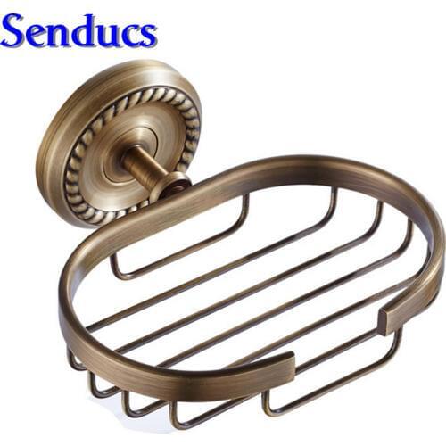 Free shipping Soap Dish/Soap Holder Gold/Rose Gold/Antique Chrome Bronze Hanger Brass Soap Basket ,Bathroom Accessories Products