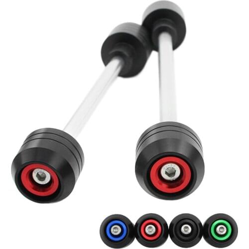 For SUZUKI B-KING 2008-2012 Motorcycle Front Rear Axle Fork Wheel Protector Sliders Falling Protection